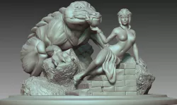 Space princess Diorama