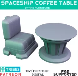 Spaceship coffee table
