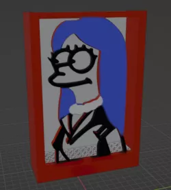SPONGE STAND / MARGE SIMPSON LETTERS