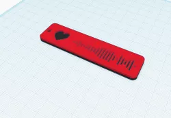 Spotify code keychain - Ed Sheere Perfect