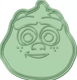 Sullivan baby Monsters Inc 75mm cookie cutter