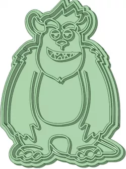 Sullivan Monsters Inc 75mm cookie cutter
