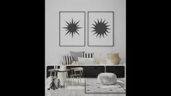 Sun 2D Wall Art