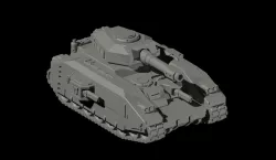 Tank for WH40k, Infinity, etc. wargames. (D007)