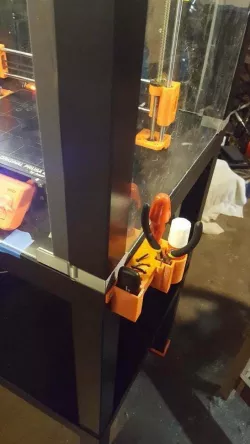 Tool Holder for Prusa IKEA Lack 3D Printer Enclosure