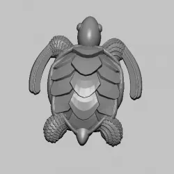 turtle STL, OBJ