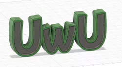 UwU Led Light Sign