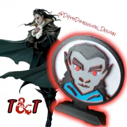 Vampire - D&D set - D&D Minis - D&D Miniatures - D&D Vampire Token - Token - Miniature - Dungeons and Dragons Evil PG