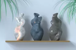 Vase woman bust