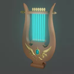 Venti   Genshin Impact lyre cosplay 3d print