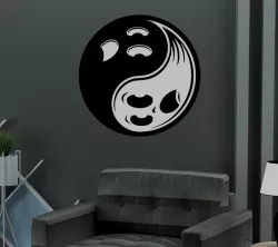 Yin Yang ghosts DECORATIVE HANGING HELP ME WITH 1 LIKE