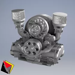 1/64 Scale Engine Diecast Matchbox Volkswagen