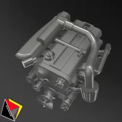 1/64 Scale RB25Det Engine Hot Wheels R33