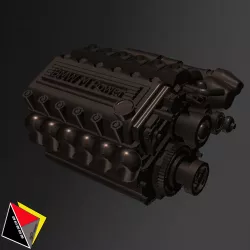 1/64 Scale S50B30 Engine Diecast Hot Wheels BMW M3