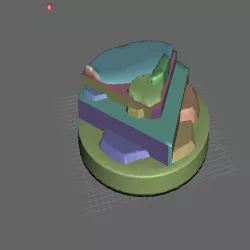 25mm elevated base with rocks