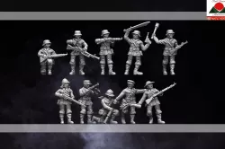 28mm WW2 Chinese Infantry Multipart