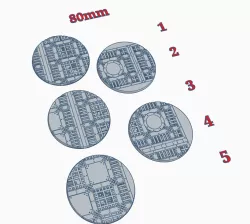 80mm bases "Walkway"