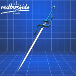 Ais Wallenstein's Sword PROP from DanMachi .STL FILE