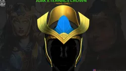 AJAK Crown - Salma Hayek Helmet - Eternals Marvel Movie 2021 3D print model
