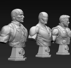 Avengers Busts
