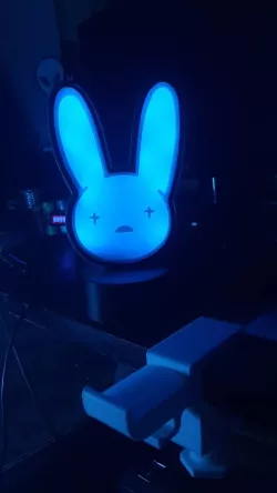 bad bunny led table lamp