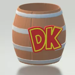 Barrel Donkey Kong - Rich datails