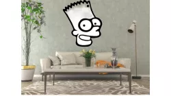 Bart Simpson Stencil
