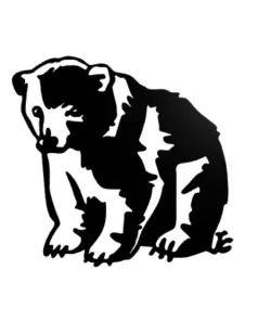 Bear wall decor 3