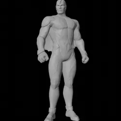 Black Bolt Marvel Figure
