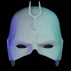 Black Bolt Mask Cosplay
