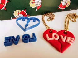 Broken Heart cutter "love"
