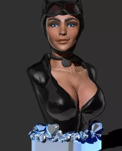 Catwoman Bust Stl
