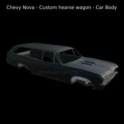 Chevy Nova - Custom hearse wagon - Car Body