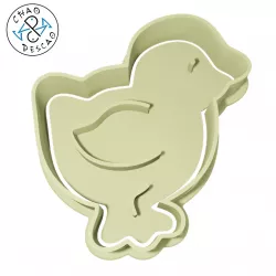 Chick - Cookie Cutter - Fondant - Polymer Clay