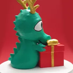Christmas Dragon - No Support