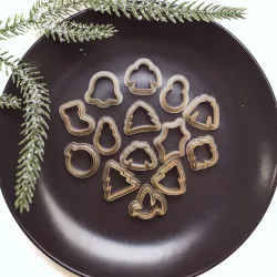 Christmas Super bundle polymer clay cutters | Christmas cutters | Christmas clay cutters | 56 STL files |  14 different designs