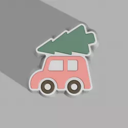 Christmas truck Stl File