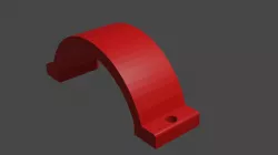 CO2 40W laser tube clamp