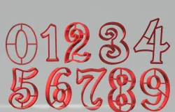 Cookie Cutter Number Circus