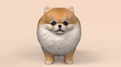 Cute Pomerranian STL and VRML