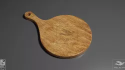 Cutting Board - CNC Files for Wood (svf, dxf, eps, ai, pdf, stl)