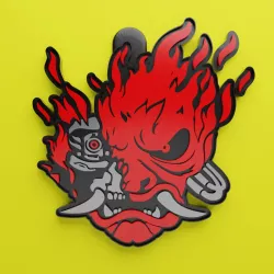Cyberpunk 2077 Samurai Keychain