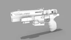 Cyberpunk Johnny Silverhand's Malorian Arms 3516