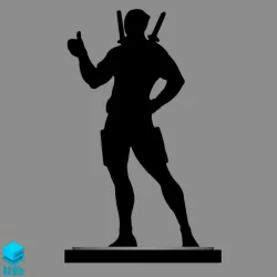 Deadpool game board token