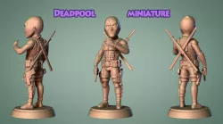 Deadpool Miniature - Mini Fanart