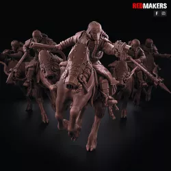 Death Division - Cavalry of the Imperial Force. Dynamic poses.