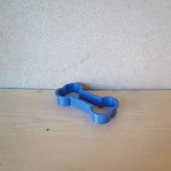 Dog bone cookie cutter