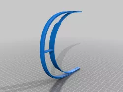 Easy 3D printed Face Shield Open