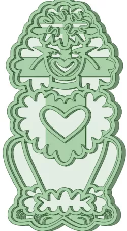 F Burns Poodle cookie cutter