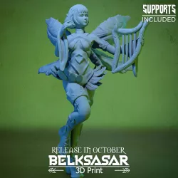 Fairy Bard 3D print model